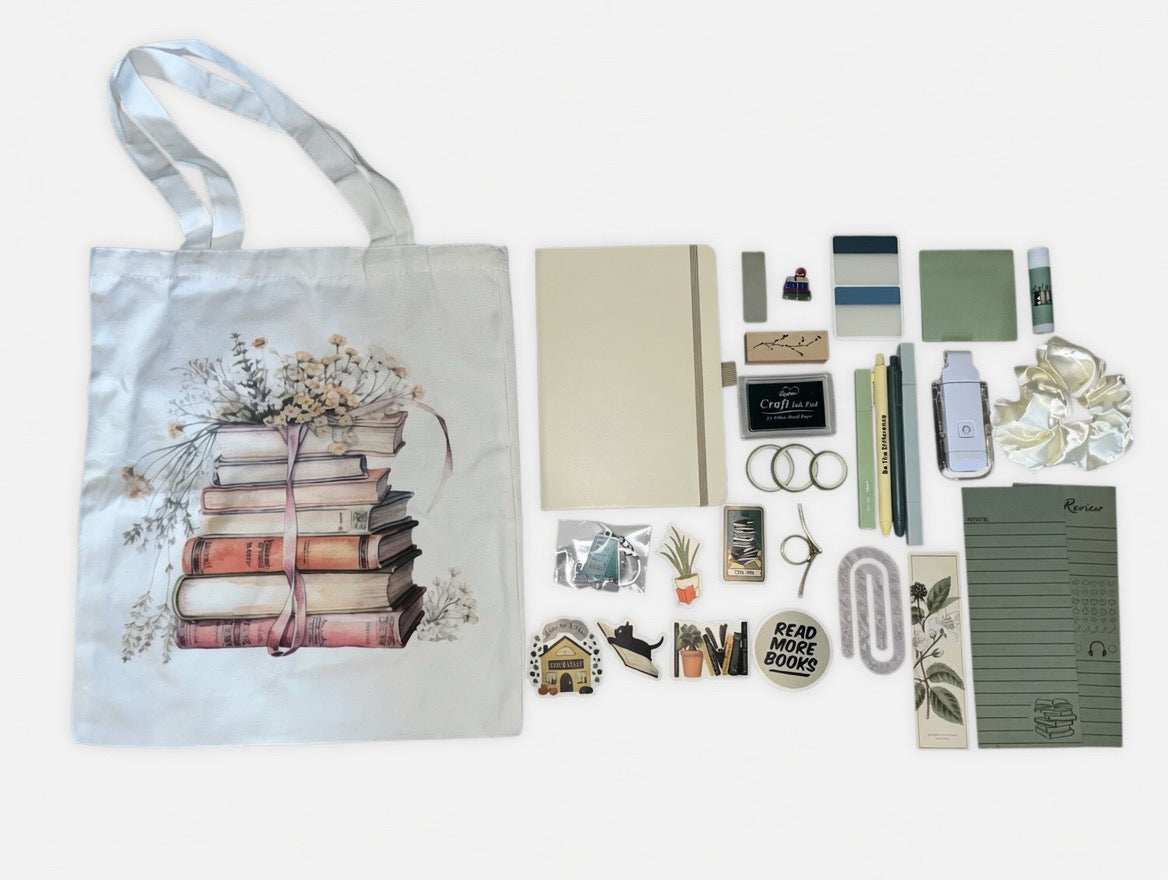 Cream Sage Bookish Deluxe
